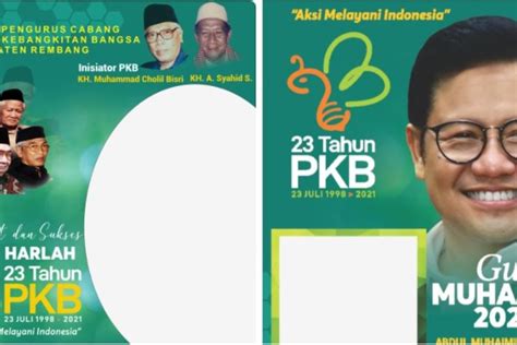 Twibbon Ucapan Selamat Harlah Pkb Tahun Pasang Di Media Sosial Yuk