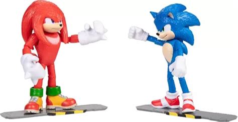 Pack De Figuras Sonic Y Knuckles Articuladas Originales Cuotas Sin