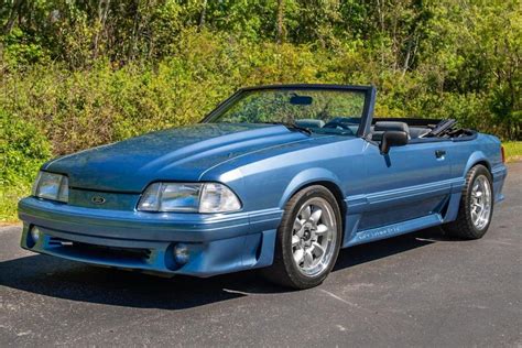 For Sale 1989 Ford Mustang Gt Convertible Blue Modified 306ci V8 5