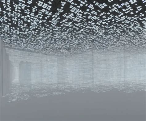 Infinity Room With Mirrors Sand Lightbulb Monster Stable Diffusion