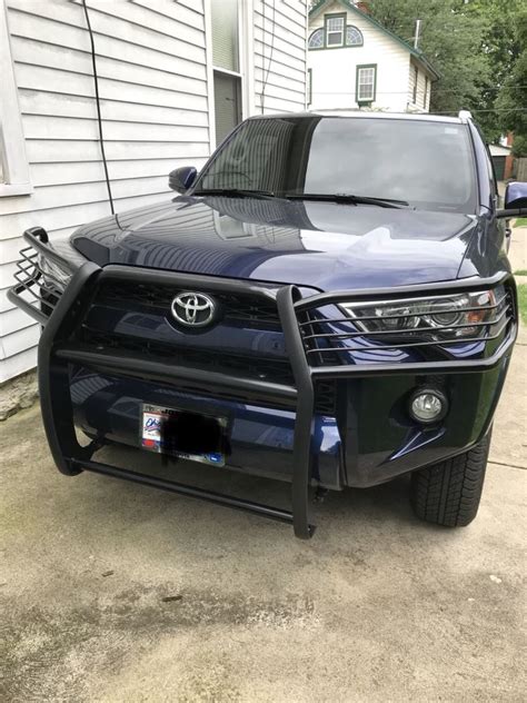 2018 Toyota 4runner Aries Grille Guard 1 Piece Semi Gloss Black Powder Coated Steel