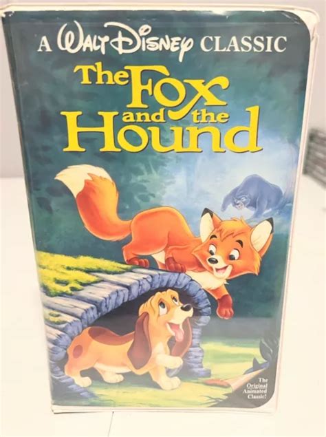 Rare Walt Disney Black Diamond Classic Vhs The Fox And The