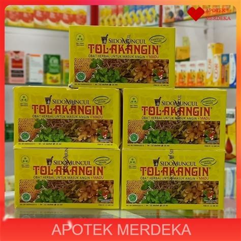 Jual Tolak Angin Cair Box Isi 12 Sachet Tolak Angin Cair Dus 12 S