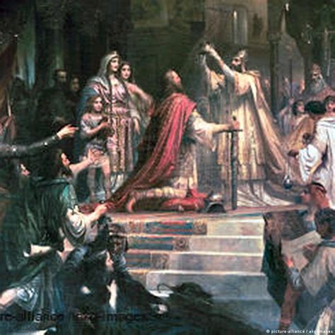 Charlemagne Crowned Holy Roman Emperor