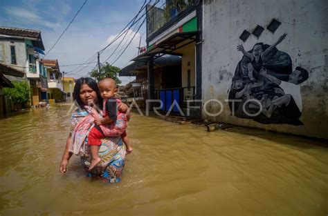 BANJIR DI KABUPATEN BANDUNG ANTARA Foto