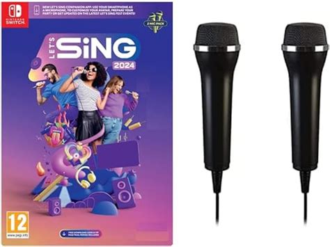 Let S Sing 2024 2 Microphones Mics Nintendo Switch Amazon Co Uk