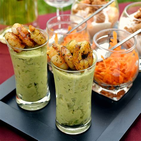 Recette Verrine De Mangue Crevettes Et Guacamole