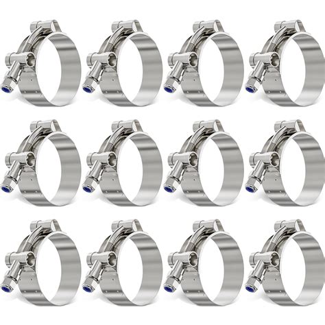 Snapklik Pack Inch T Bolt Hose Clamp Stainless Steel