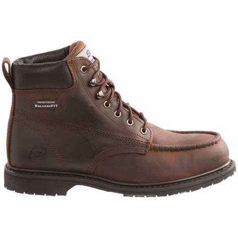 Skechers Torre Steel Toe Work Boots (For Men) 8829K - Save 33%