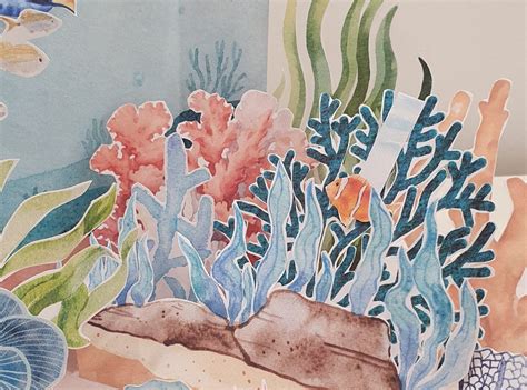 Build a Coral Reef Printable Coral Reef Diorama Ocean Play - Etsy