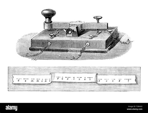 Morses Telegraph Transmitting Device Cut Out Stock Images And Pictures