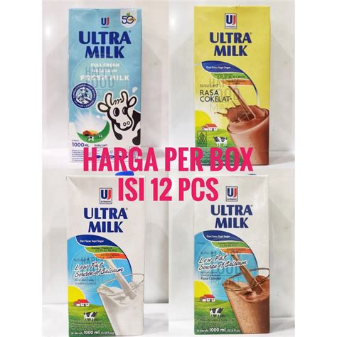 Jual HALAL ULTRA MILK 1000 ML ULTRAMILK DUS 1 LITER SUSU ULTRA KARTON