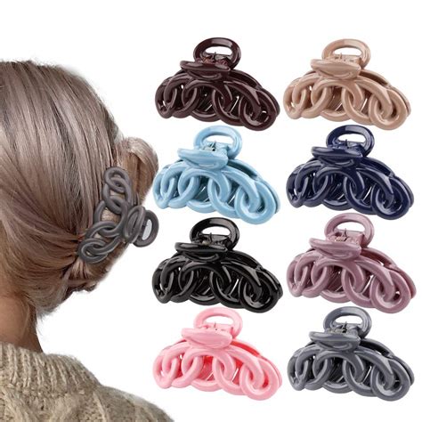 Buy Canitor Hair Clips For Thin Hair 8PCS Hair Claw Clips For Thin Hair