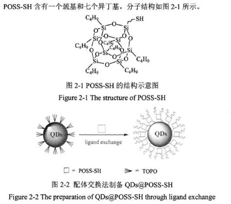 POSS SH修饰CdSe CdS ZnS核壳量子点 QDs POSS SH