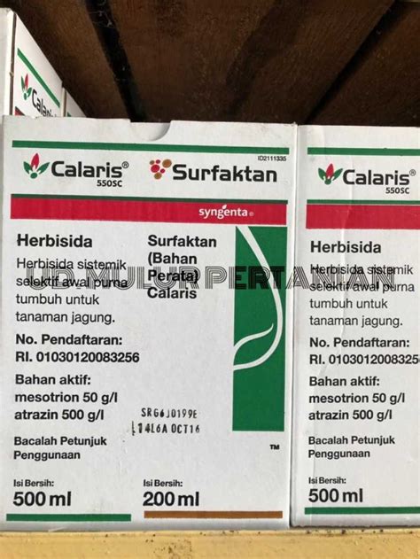 Jual Herbisida CALARIS Surfaktan Ukuran SEDANG 500ml 200ml Di Seller UD