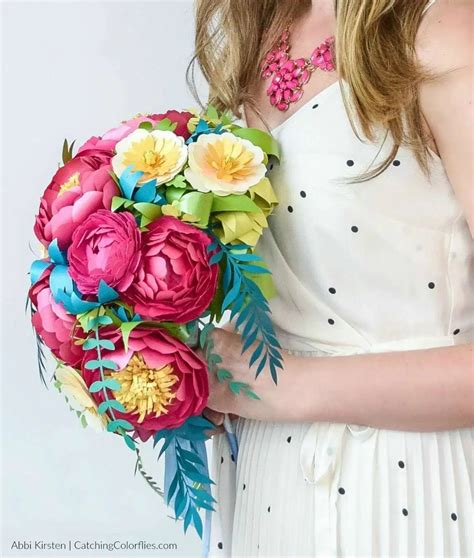 How To Make A Cascading Paper Flower Bouquet Artofit