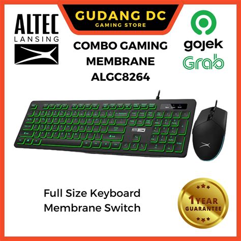 Jual Keyboard Mouse Combo Membrane Gaming Keyboard 6400DPI Gaming Mouse