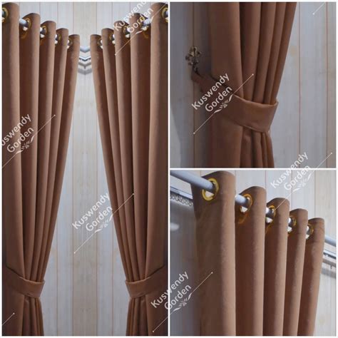 Jual Gorden Polos Embos 100 X 200 Cm Tinggi 2 Meter Hordeng Jendela