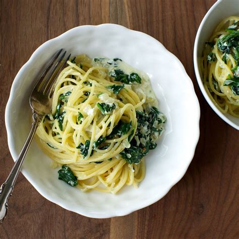 Spaghetti With Spinach And Ricotta Recipe Kate Winslow