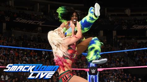 Naomi Vs Alexa Bliss Smackdown Live Oct 18 2016 Youtube