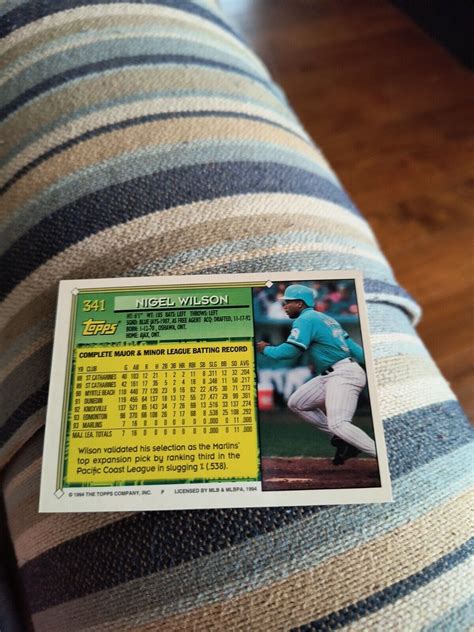 1994 Topps Future Star Gold 341 Nigel Wilson For Sale Online EBay