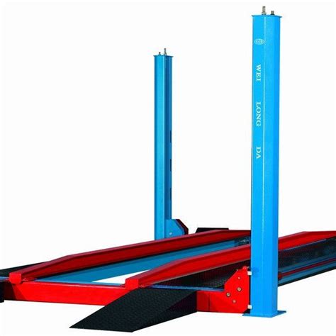 Wld D Used Four Post Wheel Electric Alignment Car Lift For Sale