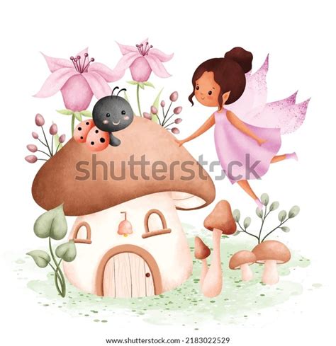 Cartoon Fairies Over Royalty Free Licensable Stock