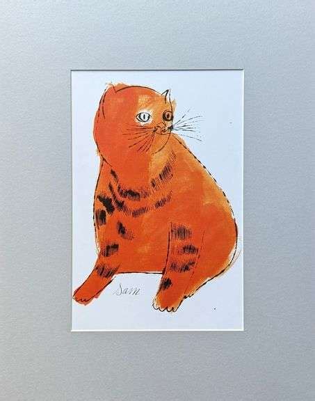 Andy Warhol From Cats Name Sam And One Blue Pussy Suite U S Auction Brokers