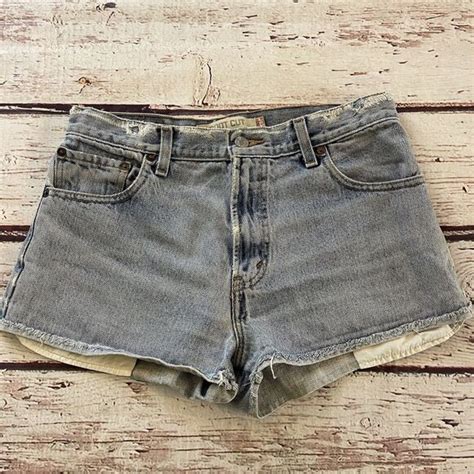 Levi S Shorts Vintage Cut Off Levis Shorts Size Distressed