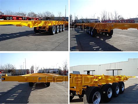 Chengda Manufacturer Axle Ft Feet Chassis Skeleton Contain Truck