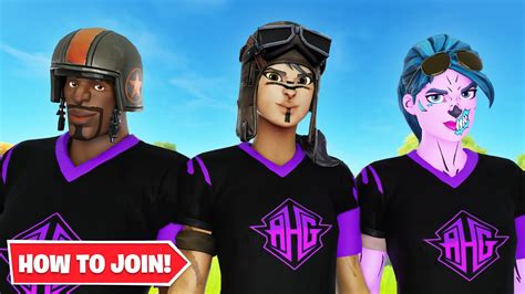 How To Join Team Ahg Fortnite Clan Tryouts Youtube