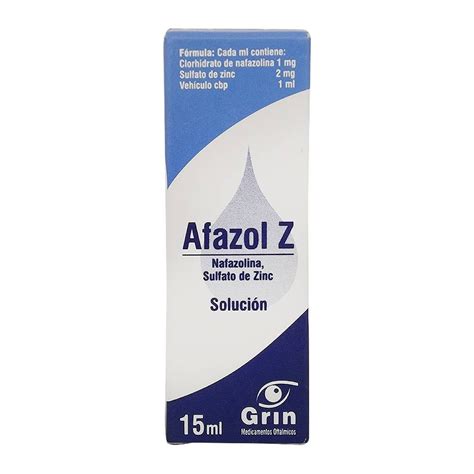 Afazol Z solución oftálmica 15 ml Walmart