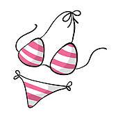 Fun In The Sun Bikini Cliparts For Your Beach And Pool Adventures