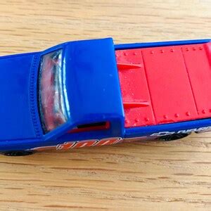 Hot Wheels Truck Chevy Years Blue And Red Etsy