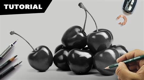 How To Draw Realistic Cherries Tutorial For BEGINNERS YouTube