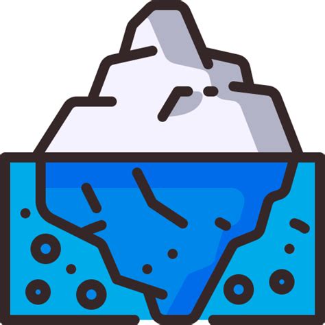 Iceberg Generic Outline Color Icon