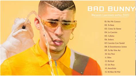 Bad Bunny Mejores Éxitos 2020 Mejores Canciones De Bad Bunny Youtube