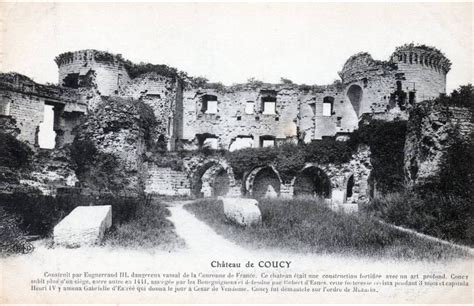 Coucy le Château Auffrique Château de COUCY Carte postale ancienne