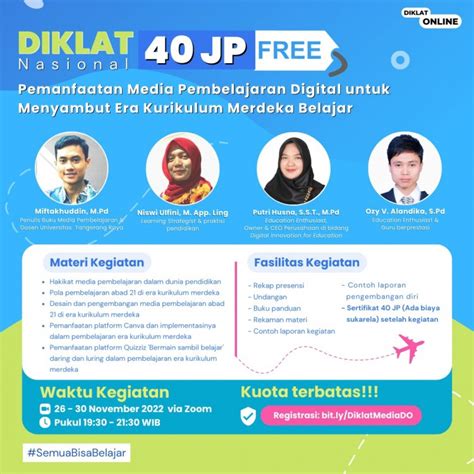 November Diklat Nasional Jp Gratis Memaksimalkan