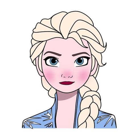 Como Desenhar A Princesa Elsa Passo 9