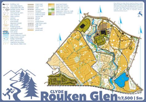 Rouken Glen Map Clydeside Orienteers