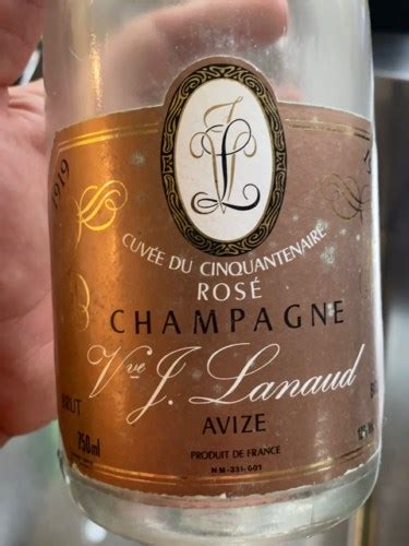 Veuve J Lanaud Cuv E Du Cinquantenaire Ros Champagne Grand Cru Avize