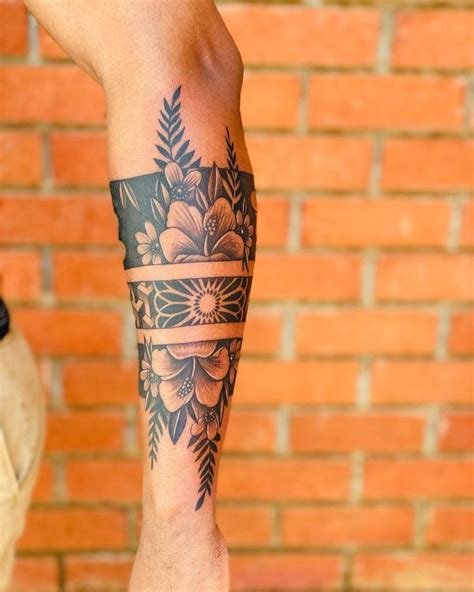 Pin By Mimignon Blanc On Tattoos Forearm Band Tattoos Leg Band