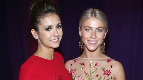 Julianne Hough And Nina Dobrev Ditch Their Bikini Bottoms For Full