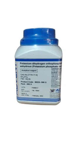 Potassium Dihydrogen Orthphosphate 500 Gm At Best Price In Pune ID