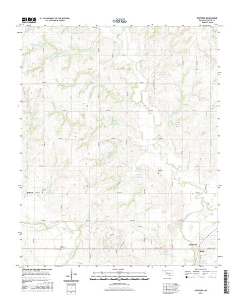 Mytopo Stafford Oklahoma Usgs Quad Topo Map