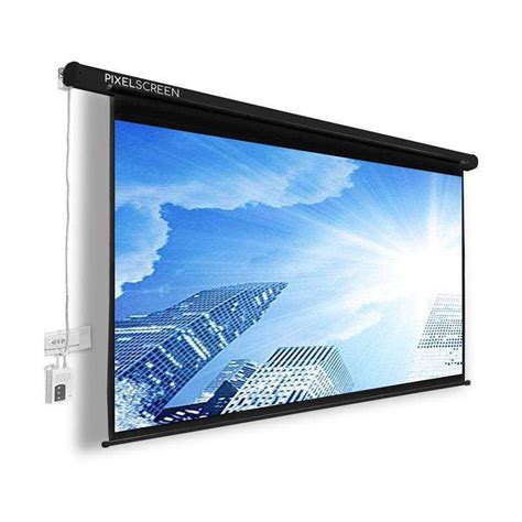 Jual Layar Projector Pixel Screen Motorized Electric Inch