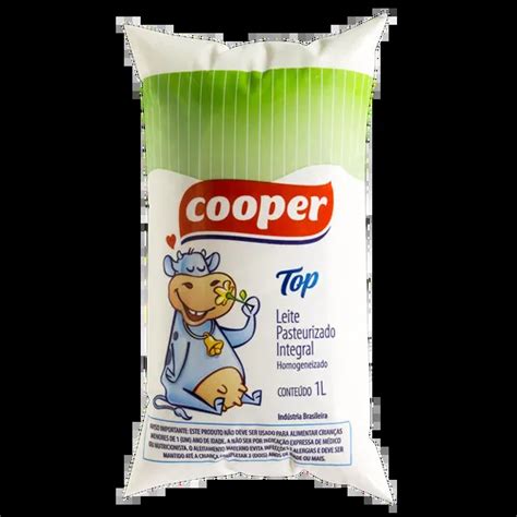 Leite Pasteurizado Integral Cooper 1l