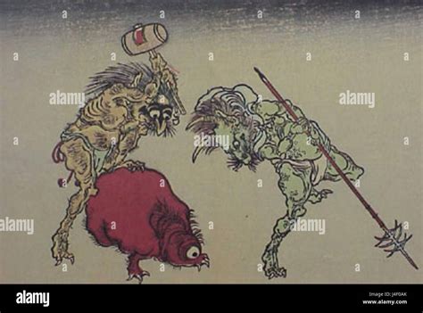 kyosai yokai image stock photo alamy