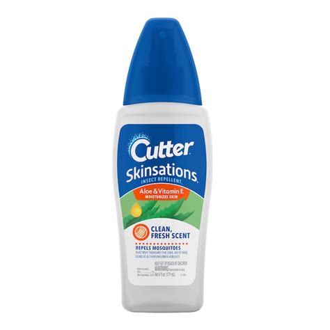 Cutter 6-fl oz Skinsations Insect Repellent Fresh All Purpose Outdoor Bug Spray HG-54010 at ...